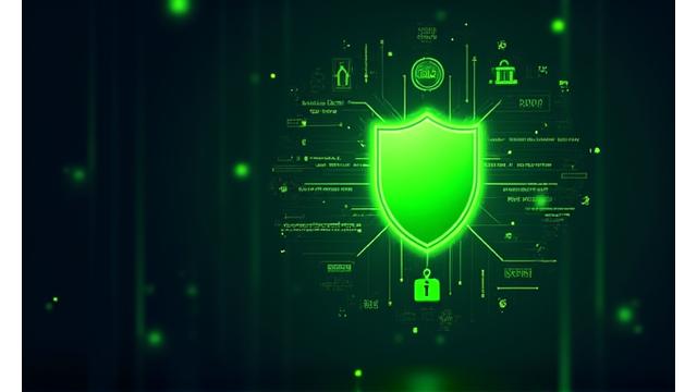 Illustration d'un bouclier protégeant des informations numériques, symbolisant la sécurité des données et la cybersécurité.